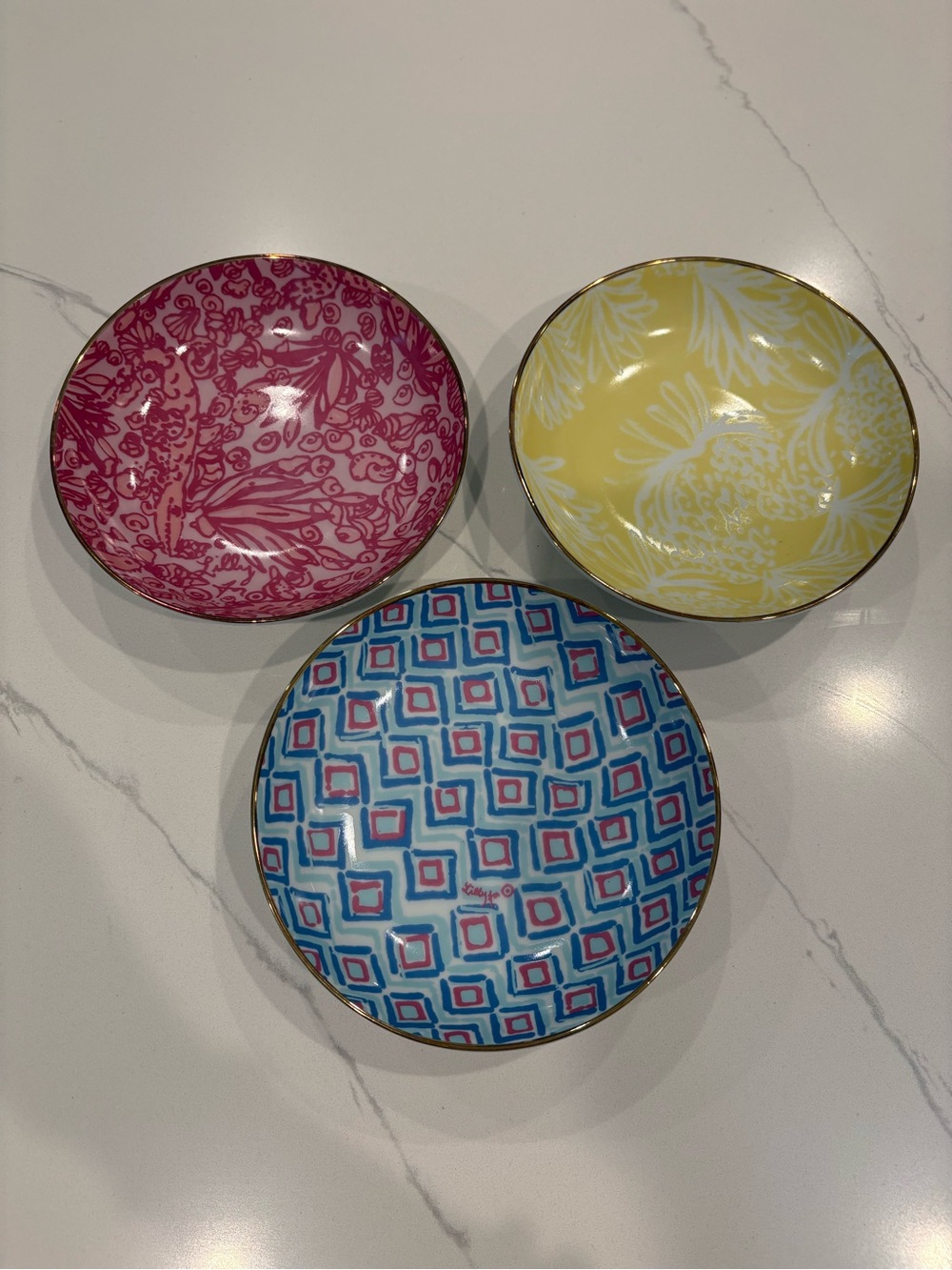 Lilly Pulitzer for Target Porcelain Bowls Set of 3